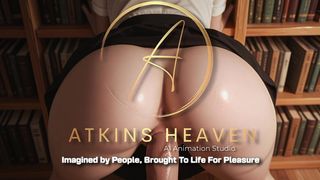 LIBRARIAN WITH BIG ASS GETS BENT OVER AND CREAMPIED IN PUBLIC LIBRARY - [POV / VIRTUAL SEX / AI]