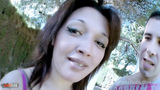 Big titted arab girl Laila Choups gets her ass fucked wildly