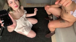 SPIT FUCKED AND THROATED, CHALLENGE TO SEE HOW FAST SHE CAN MAKE ME CUM