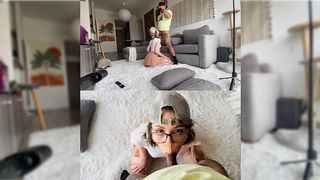 GIRL IN STUSSY SNAPBACK LETS ME USE HER MOUTH AS A CUMDUMP