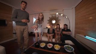 WE INVITED THE HOT LETTING AGENT OVER FOR A HOUSE WARMING PARTY!