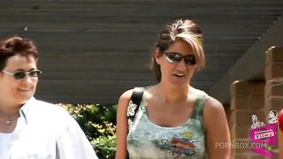 Kelly and Torri get some good news. They celebrate in each other's arms, and legs, in this romantic scene