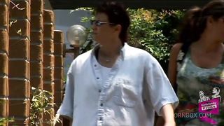 Kelly and Torri get some good news. They celebrate in each other's arms, and legs, in this romantic scene