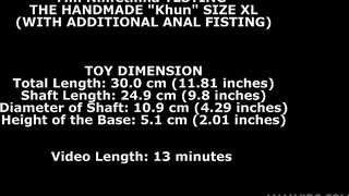 Mih Ninfetinha Testing The Handmade Khun Size XL (With Additional Anal Fisting) TWT322