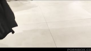 hot pee in a diaper hidden in a fitting room