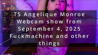 TS ANGELIQUE MONROE - WEBCAM SHOW FROM SEPTEMBER 4, 2025