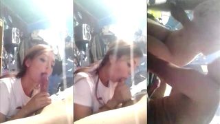 APROVECHANDO QUE NO AHI NADIE EN CASA ME METO SU VERGA EN LA BOCA