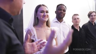 Real Piss Wedding 9 ON 1 Interracial Gang Bang with Siri