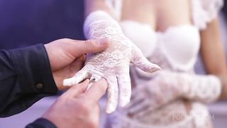 Real DPP Wedding 9 ON 1 Interracial Gang Bang with Siri