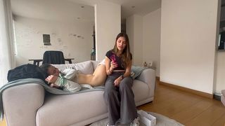 MY NEIGHBOR TIES ME UP AND PUNISHES ME WITH HER TOY