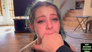 EMO SUB SLUT LILY THOT EXTREME ROUGH SEX THROAT PIED & PISS IN MOUTH
