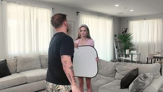 PETITE COLLEGE GIRL WANTS TO DO PORN BTS - DAISY FOX