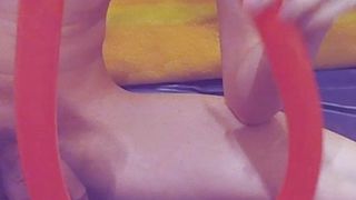 OOPS! THE BALLOON EXPLODED DEEP INSIDE MY ASS!