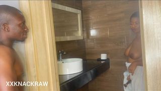 SHE SAID I CAN T WIN HER ON SET BUT I LET HER KNOW THAT I AM GIANT COCK