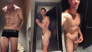 WALKING AROUND NAKED AT STARBUCKS BATHROOM