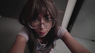 TRADITIONAL WIFE TAKES GOOD CARE OF HER HUSBAND AFTER A LONG DAY AT WORK - POV