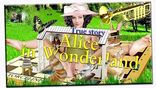 ALICE IN WONDERLAND. GIANT IN THE HOUSE. TRUE STORY.