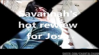 Chantal rates a cock!