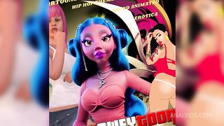 Big beautiful Comic book titties and ass cheeks