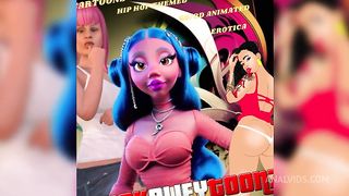 Big beautiful Comic book titties and ass cheeks