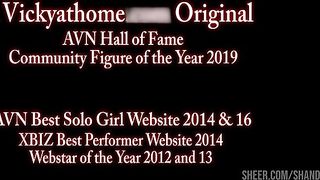 Stacked Queen Vicky Vette Ass Fucks Herself With A Purple Toy!