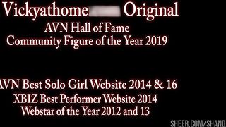 Stacked Queen Vicky Vette Ass Fucks Herself With A Purple Toy!