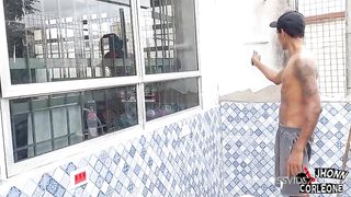 Painter fucking the boss's ass - 0% Pussy