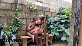 BEST THREESOM WITH TWO BEST FRIENDS UNDER THE RAIN