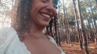 NATURAL TITS LATINA CINDERELA GOT FILLED AT PUBLIC PARK - NATI CAMARGO