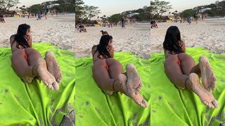 SUN-KISSED TOES IN SANDY PARADISE