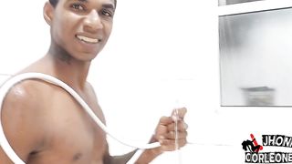 Anal enema and anal sex in the shower - 0% Pussy