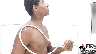 Anal enema and anal sex in the shower - 0% Pussy