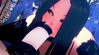 DEMON PRINCESS SUCKS COCK - TWISTED WORLD #3 ANIMATED PORN GAME