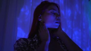 GALACTIC REDHEAD LATINA MASTURBATES IN A COSMIC DREAM ROOM