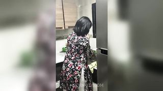 Infiel En La Cocina Con La Zorra De Mi **** Espero No SE ENTEREN