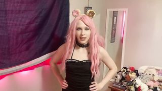 teen deep throats a big cock then gets fucked with a surprise ending