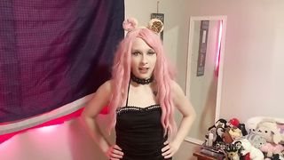 teen deep throats a big cock then gets fucked with a surprise ending
