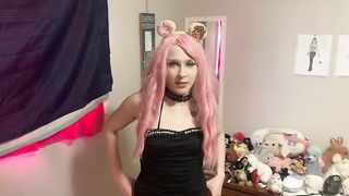 teen deep throats a big cock then gets fucked with a surprise ending