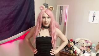 teen deep throats a big cock then gets fucked with a surprise ending