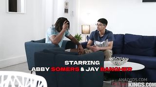 MILF takes BBC Anal for Her Step-Son - Abby Somers