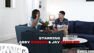 MILF takes BBC Anal for Her Step-Son - Abby Somers