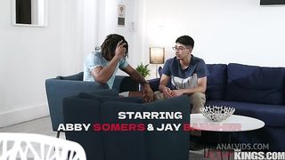 MILF takes BBC Anal for Her Step-Son - Abby Somers