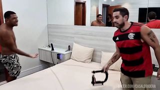 Bastidores da gravacao com a loirinha putinha Renatinha Paixao