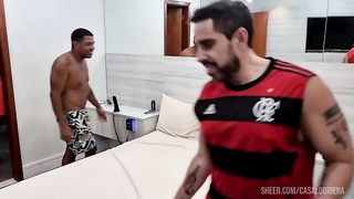 Bastidores da gravacao com a loirinha putinha Renatinha Paixao