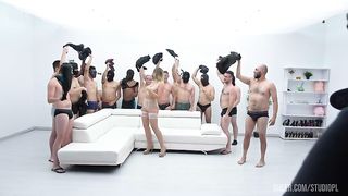 Bts from Mia Brown, 21 loads, Cum in Mouth, Bukkake, 5on1, BBC, DAP, Swallow