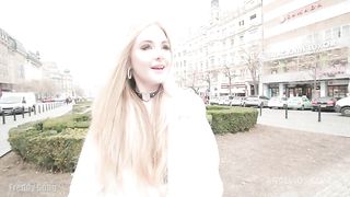 Blonde kinky slut Baby Kxtten get her holes drilled by 2bbc