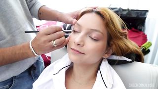 Behind the Scene from Brazilian super cute teen Brida Nunes in a balls deep intense anal scene with a big cock And Hot Latinas Sandy Cortez and Rebeca Villar assfucked in 3 on 2 orgy with DP & DAP