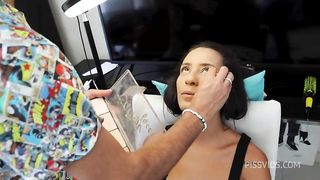 Behind the Scene from Belinha Baracho Vs Sandy Cortez in 2 on 2 orgy with DP, DAP fisting and Piss Drinking And First DP of the Colombian supercute tee beauty Beyonce fucked by horny 2 big black cocks