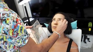 Behind the Scene from First DP of the Colombian supercute tee beauty Beyonce fucked by horny 2 big black cocks And Brazilian sluts Belinha Baracho and Sandy Cortez fisting each other's ass