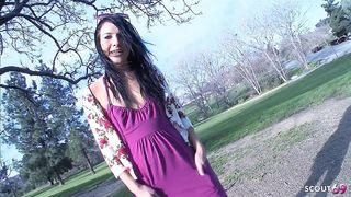 PETITE TEEN MEET ON STREET AND PICK UP FOR FIRST TIME CASTING FUCK BY BIG DICK BOY WITH ASS FINGERING